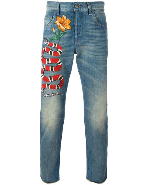 gucci jeans uomo prezzi bassi|gucci female jeans.